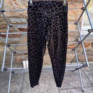 Balance Athletica, velvet cheetah pants